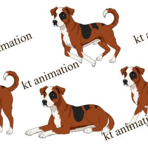 Dog Character with Animation ( Fla Vector )