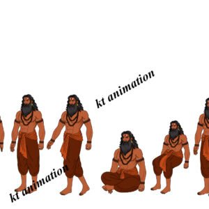Sadhu Cartoon Character ( Adobe Animate Vector )